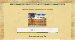Desktop Screenshot of holidaypocono.com